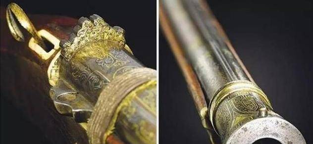 书画之中看,见乾隆皇帝雍正皇帝在木兰围场狩猎的时候所使用的火枪