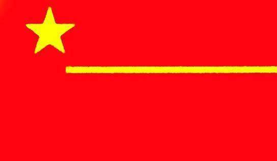 中国国旗素描铅笔图片图片