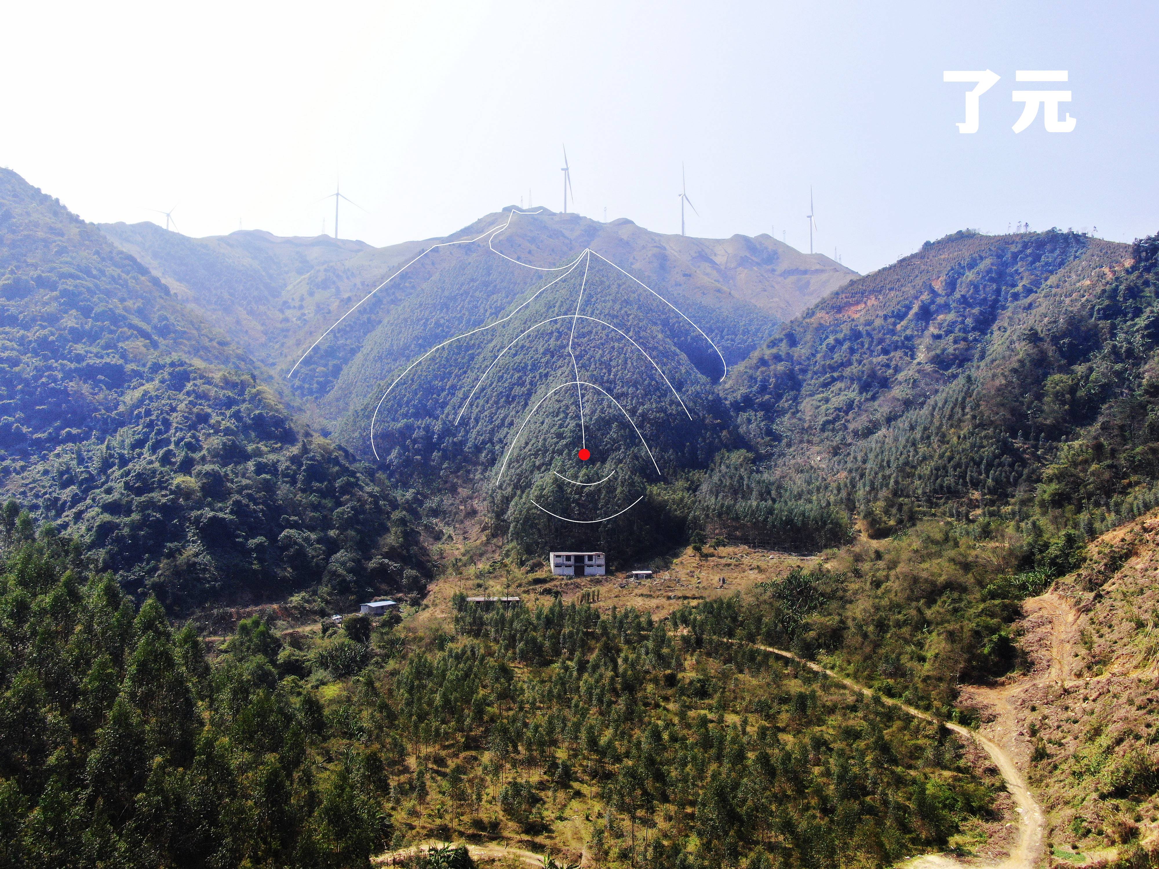 风水案例,以广西山区《猛虎下山》形诠释峦头知识