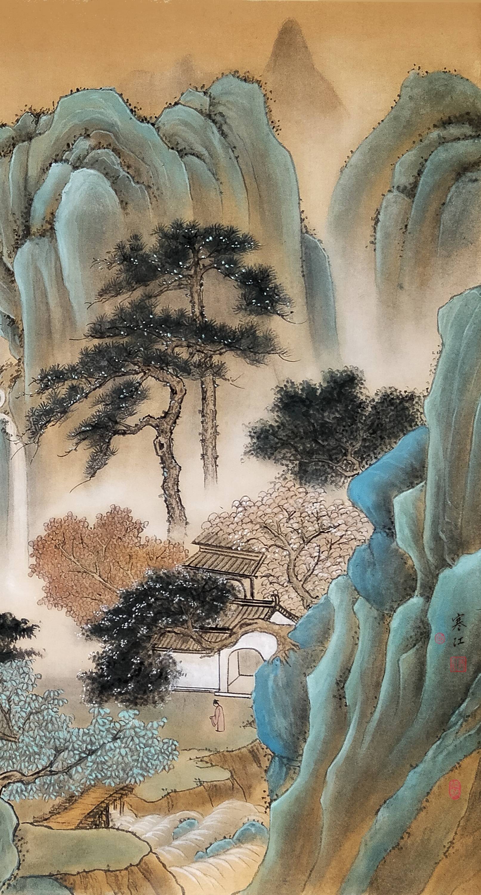 踏破苔痕一径斑,白云飞处见青山.不知浮世尘中客,几个能知物外闲.