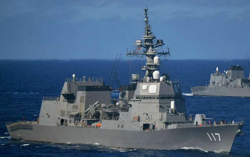 日本海上自卫队驱逐舰无视中国解放军的多次警告,擅自闯入中国浙江