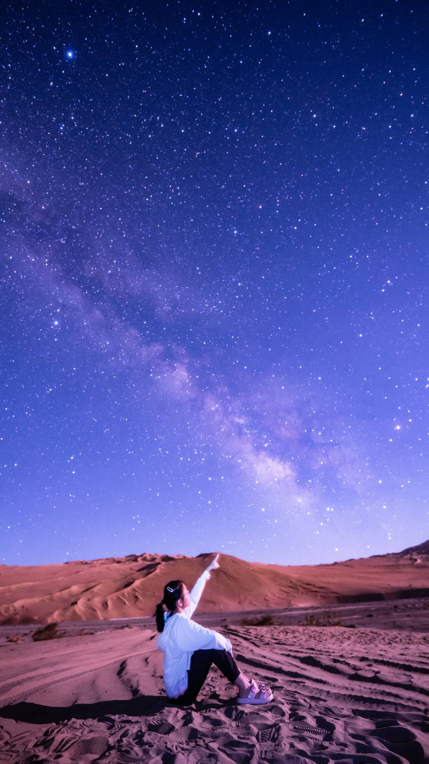 敦煌星空摄影,鸣沙山下的璀璨星河,定格你的梦幻之夜!