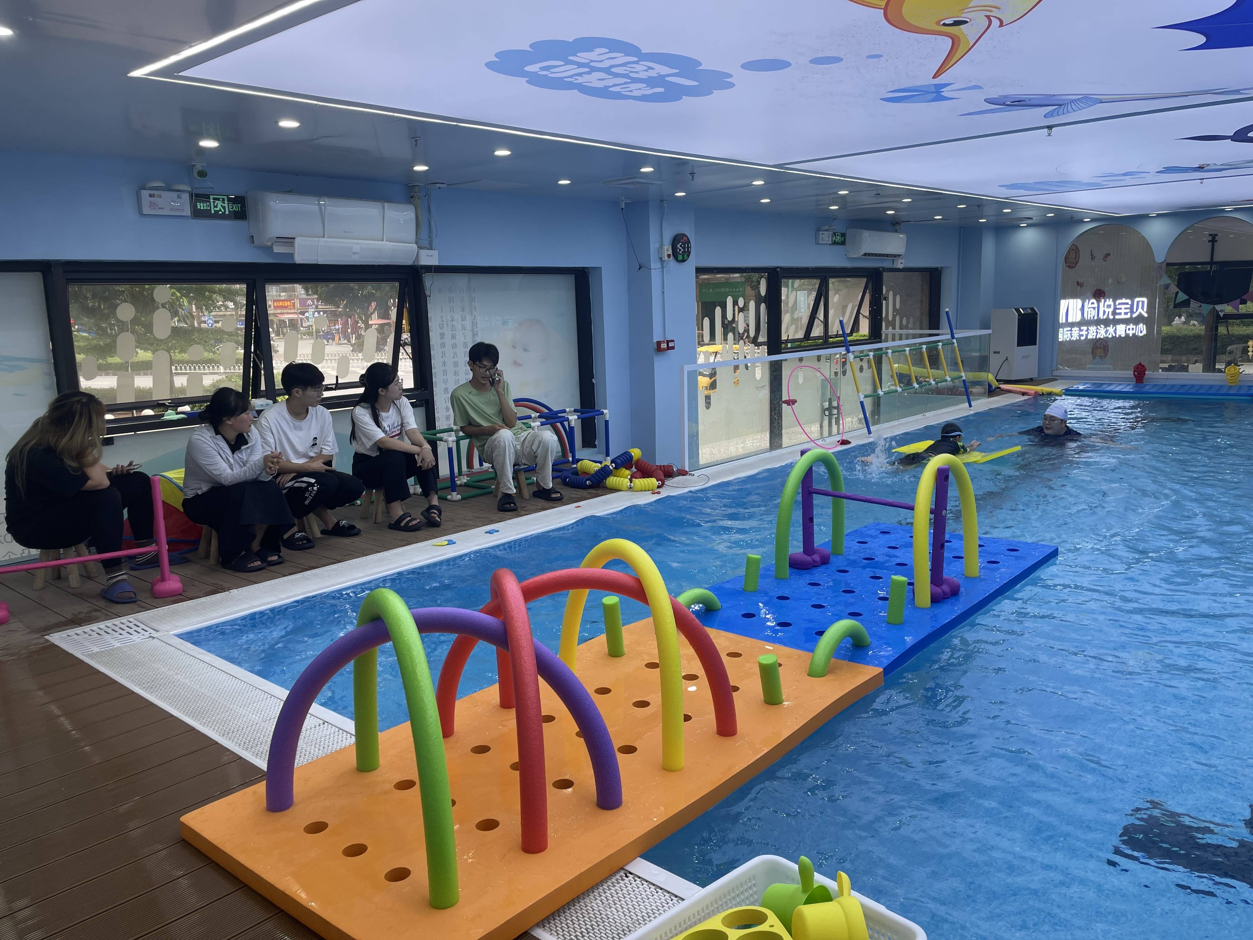 愉悦宝贝亲子游泳馆打造一个婴幼儿养,育,智,护一站式的服务平台