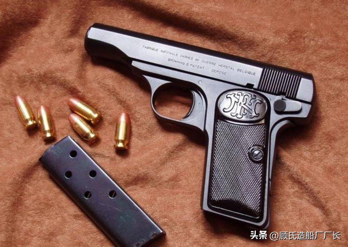 绰号"花口撸子"的柯尔特m1910型手枪绰号"马牌撸子"的柯尔特m1903型