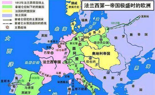 欧洲的末代皇帝,法皇拿破仑,永远无法统一的西方世界.