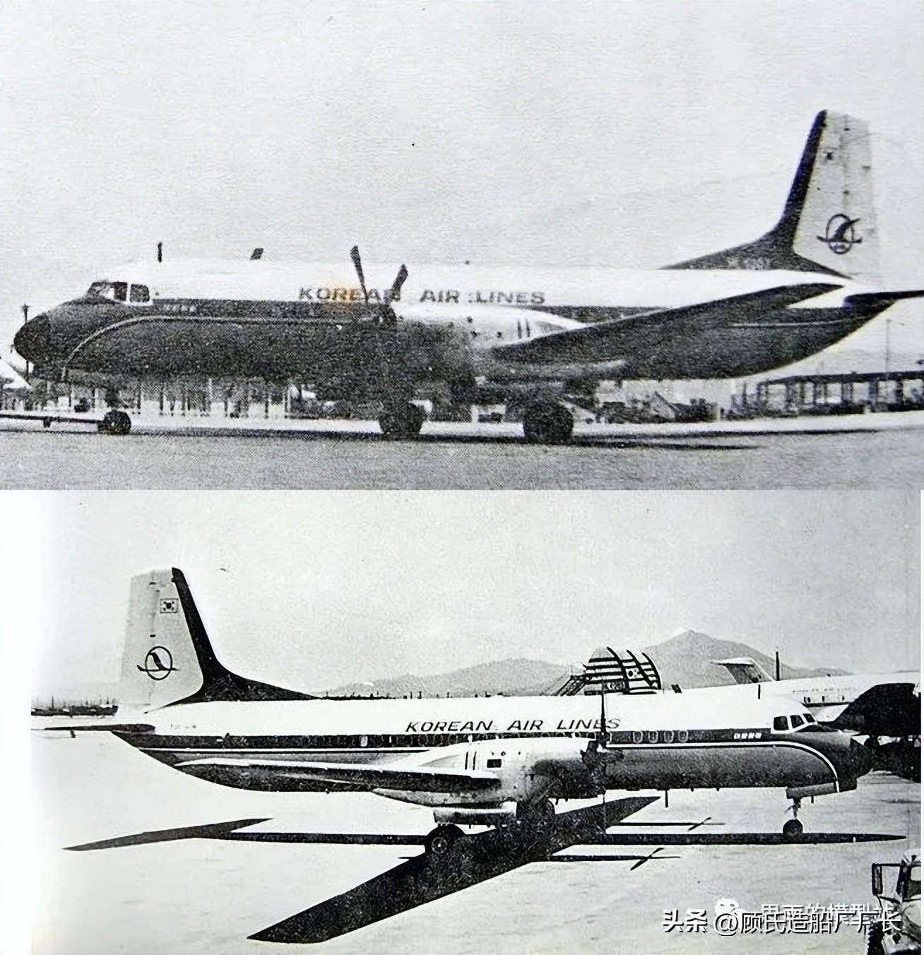 韩国的日造客机被"请"到朝鲜,1969年大韩航空客机"北飞"事件_飞机