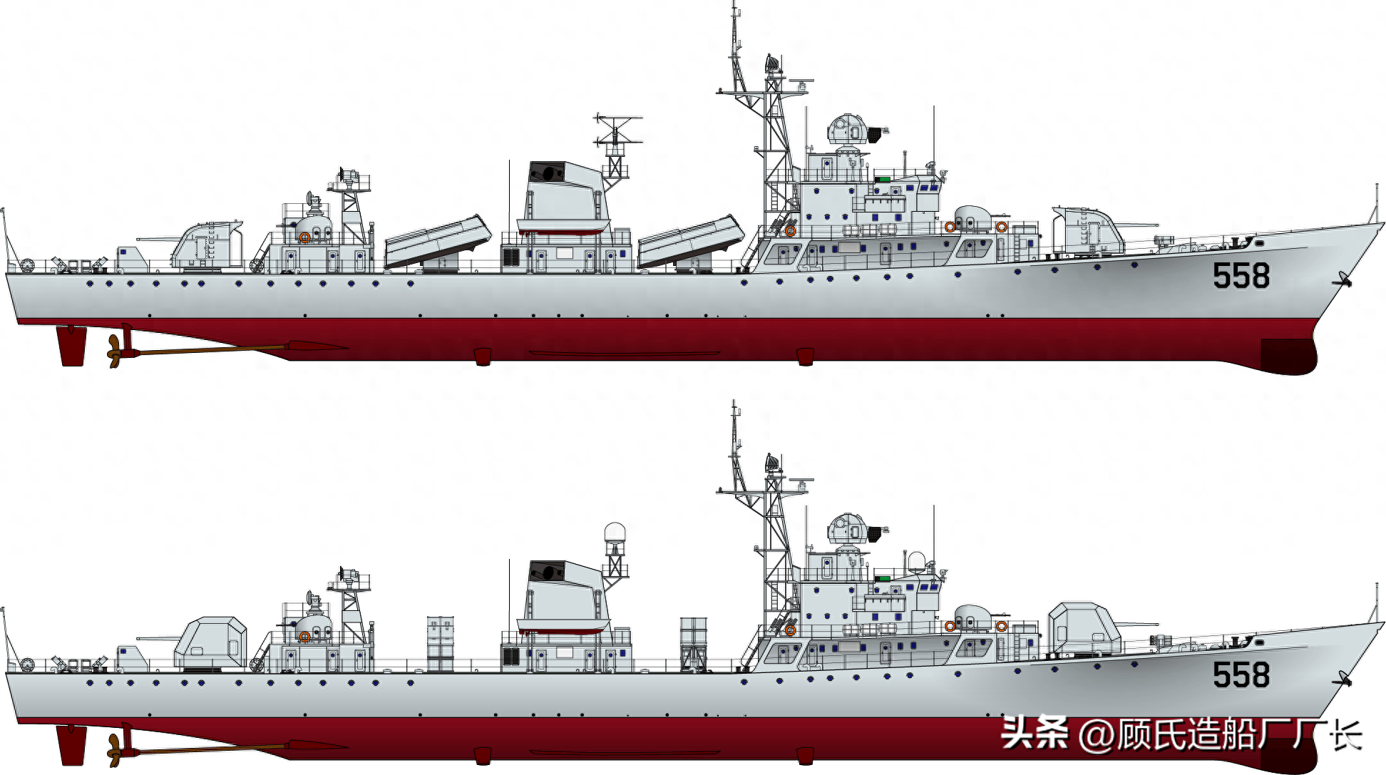 驰骋在南海的"红色海防舰",人民海军053h1g型导弹护卫舰的故事