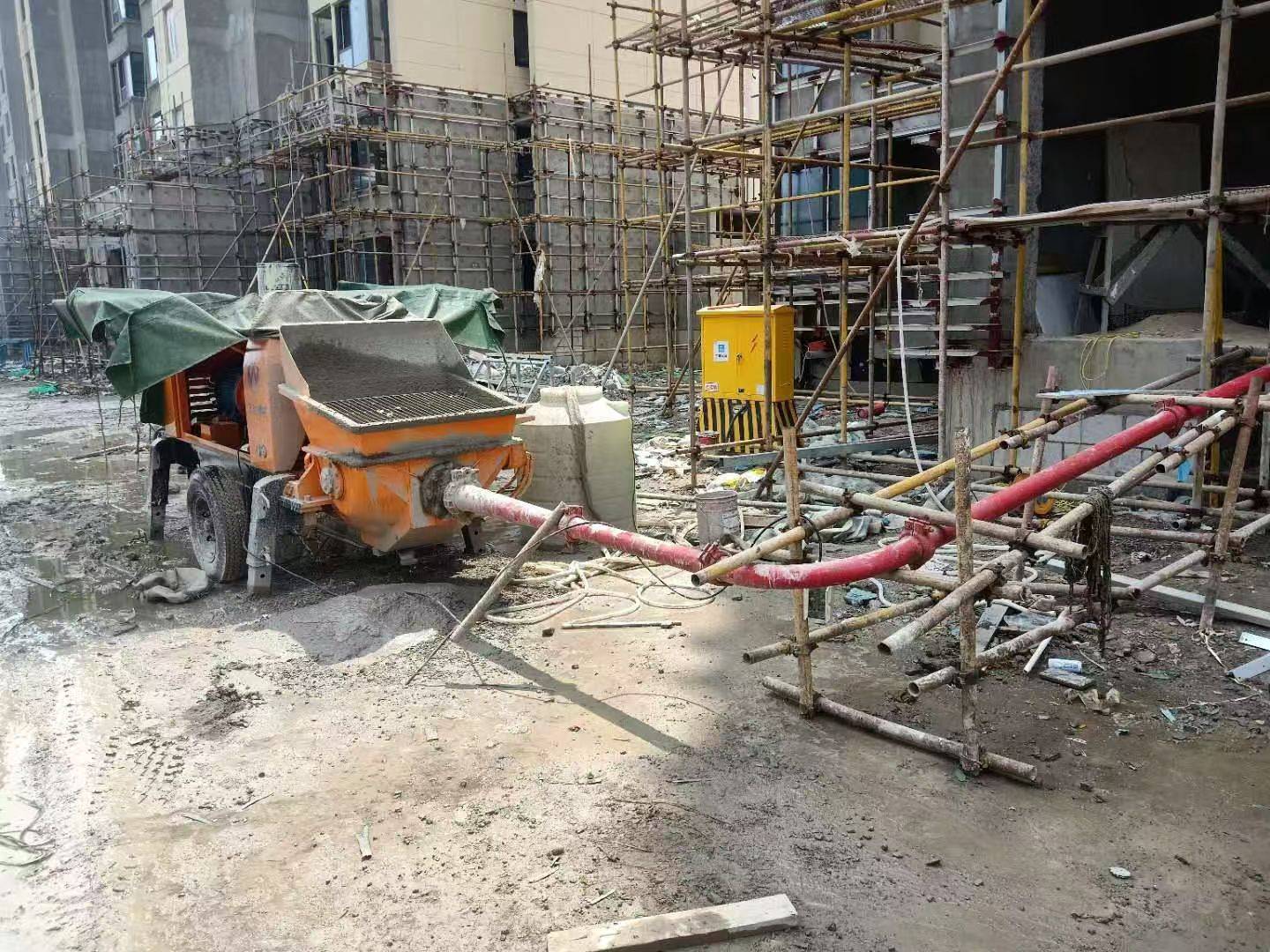 浙江台州市二手混凝土地泵车拖泵出租出售销售包月出租只限包月_施工