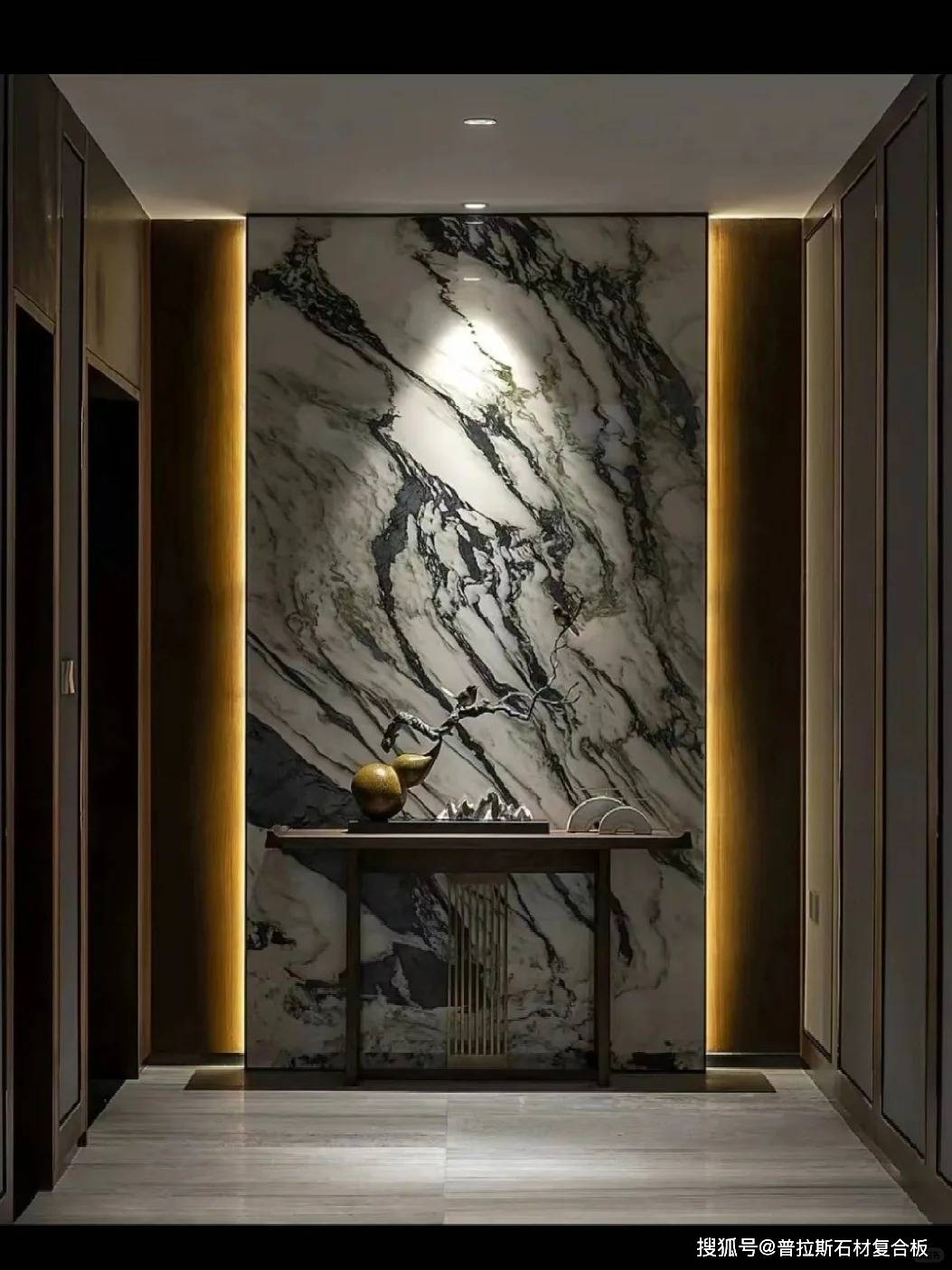 大理石复合玻璃:背景墙装饰新潮流