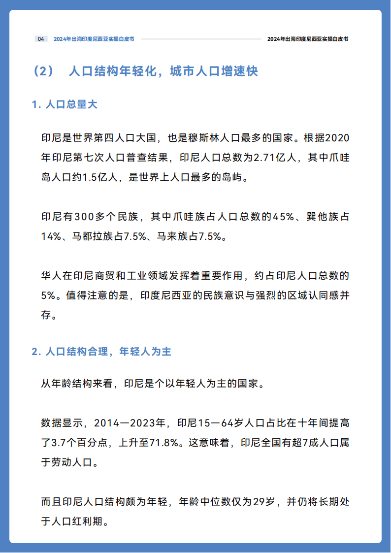 2024出海印度尼西亚实操白皮书