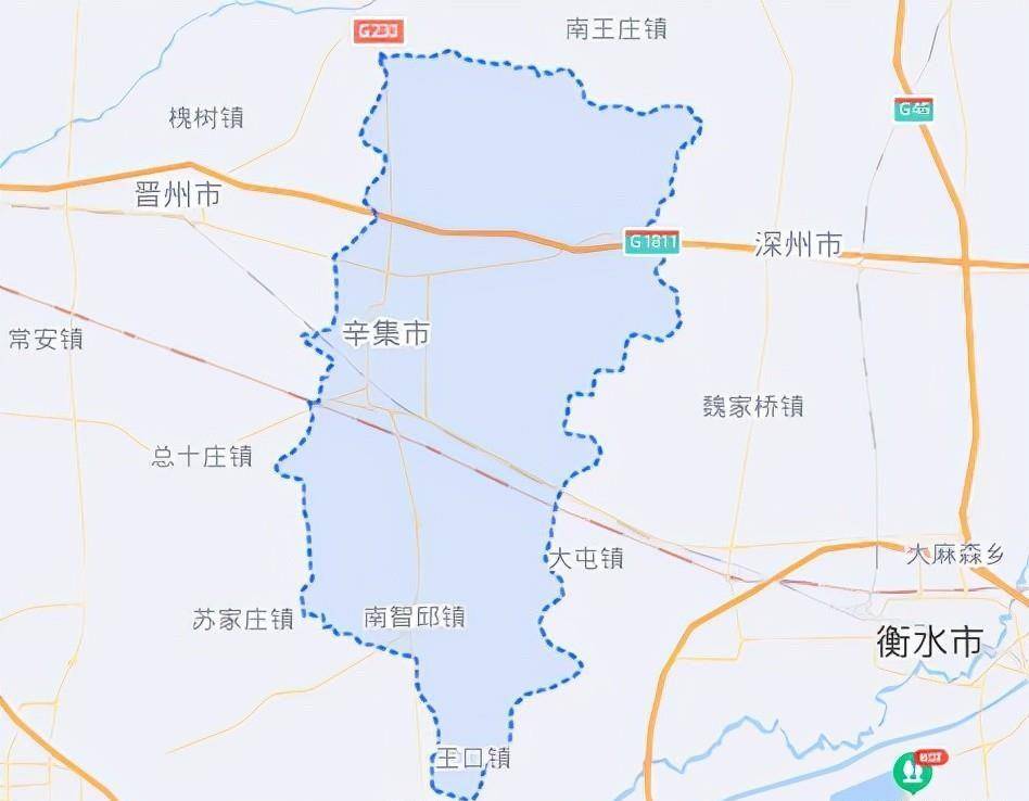 辛集市里地图全图高清图片