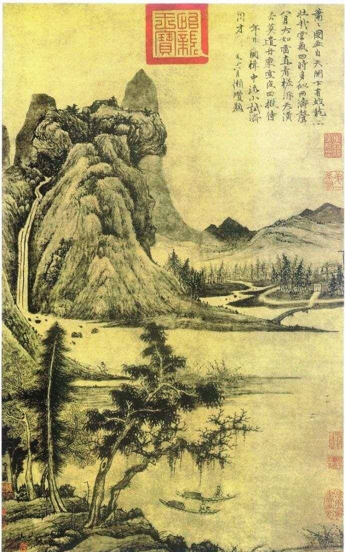 元代山水画代表人物图片