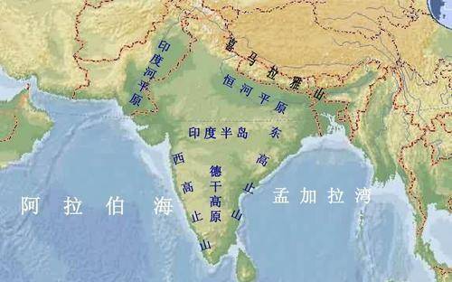 总面积高达298万平方公里的印度