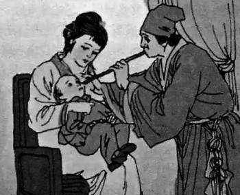 研磨成粉,再加上冰片,樟脑等一些让人感到凉爽的药材,使用长长的竹筒