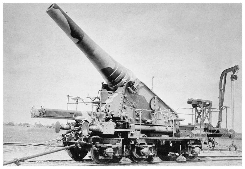 最小的铁道炮,法国m1916 24厘米火炮