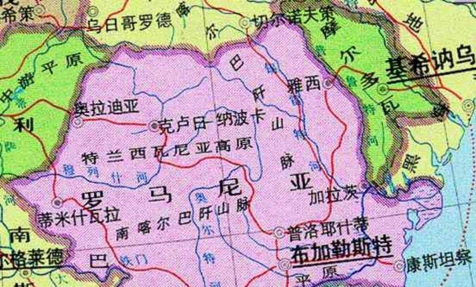 罗马尼亚地图 一战图片