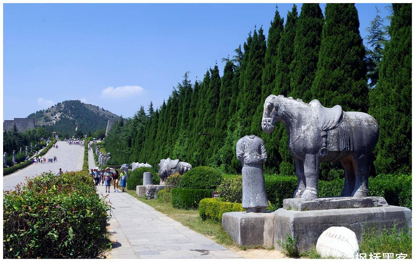 武则天墓梁山图片