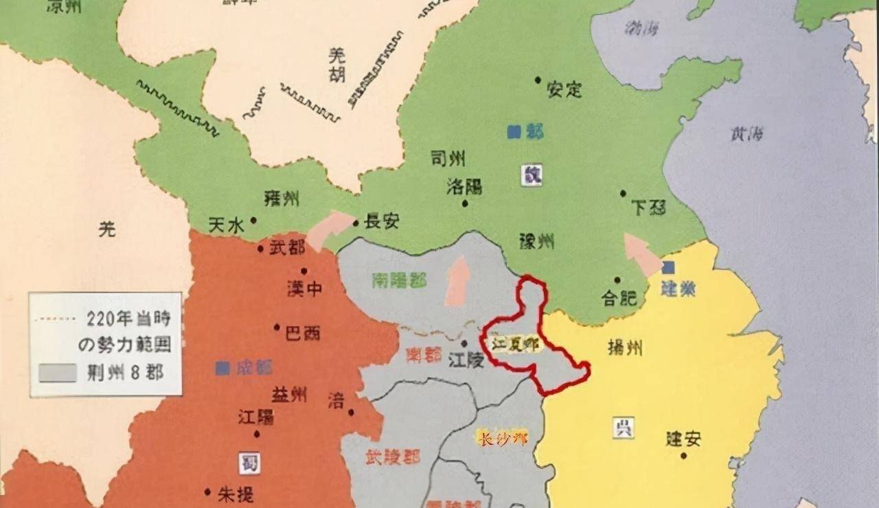 夷陵之战地图前形势图图片