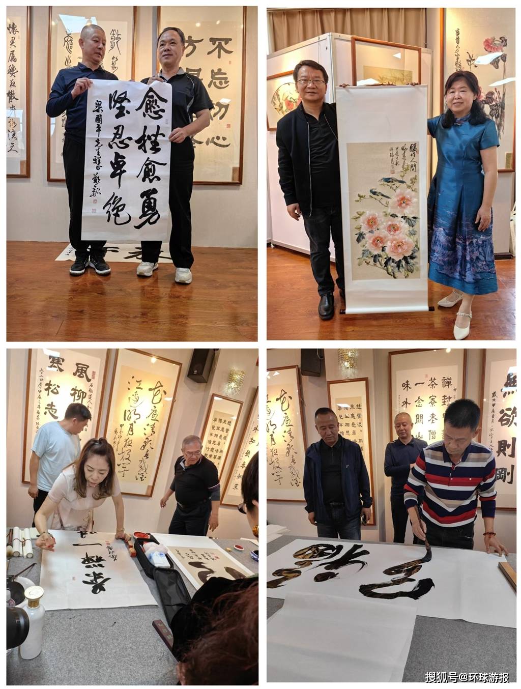 68岁的台湾书法家陈再清,年轻时涉猎过多个行业,从13年前才开始喜欢