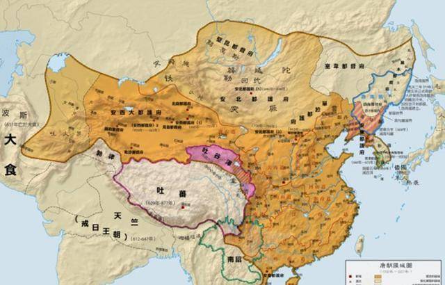 除了不服大唐王朝的高昌(后被唐灭)之外,其余的西域各个
