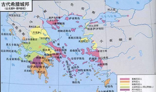 希腊与罗马地图位置图片