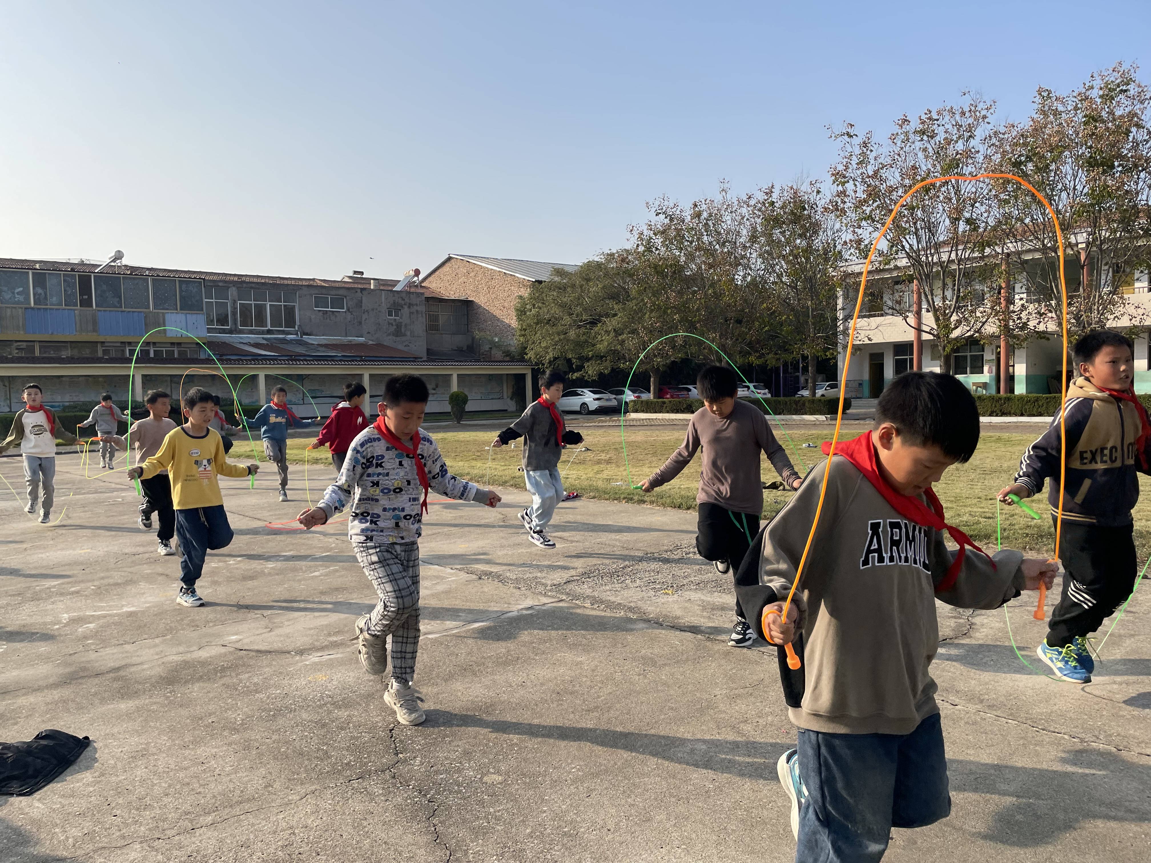 沛县张寨镇付庙小学2024秋学段花样跳绳社团