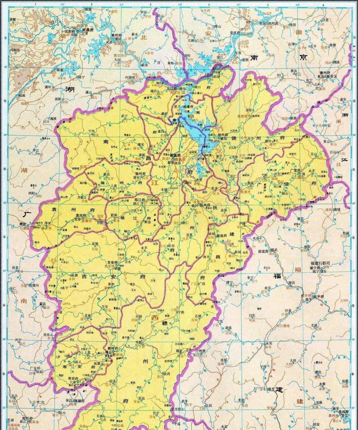 明朝时期,江西以"州"为名的府有五个,有你家乡吗?