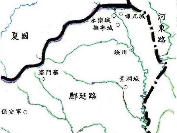 三川口之战地图图片