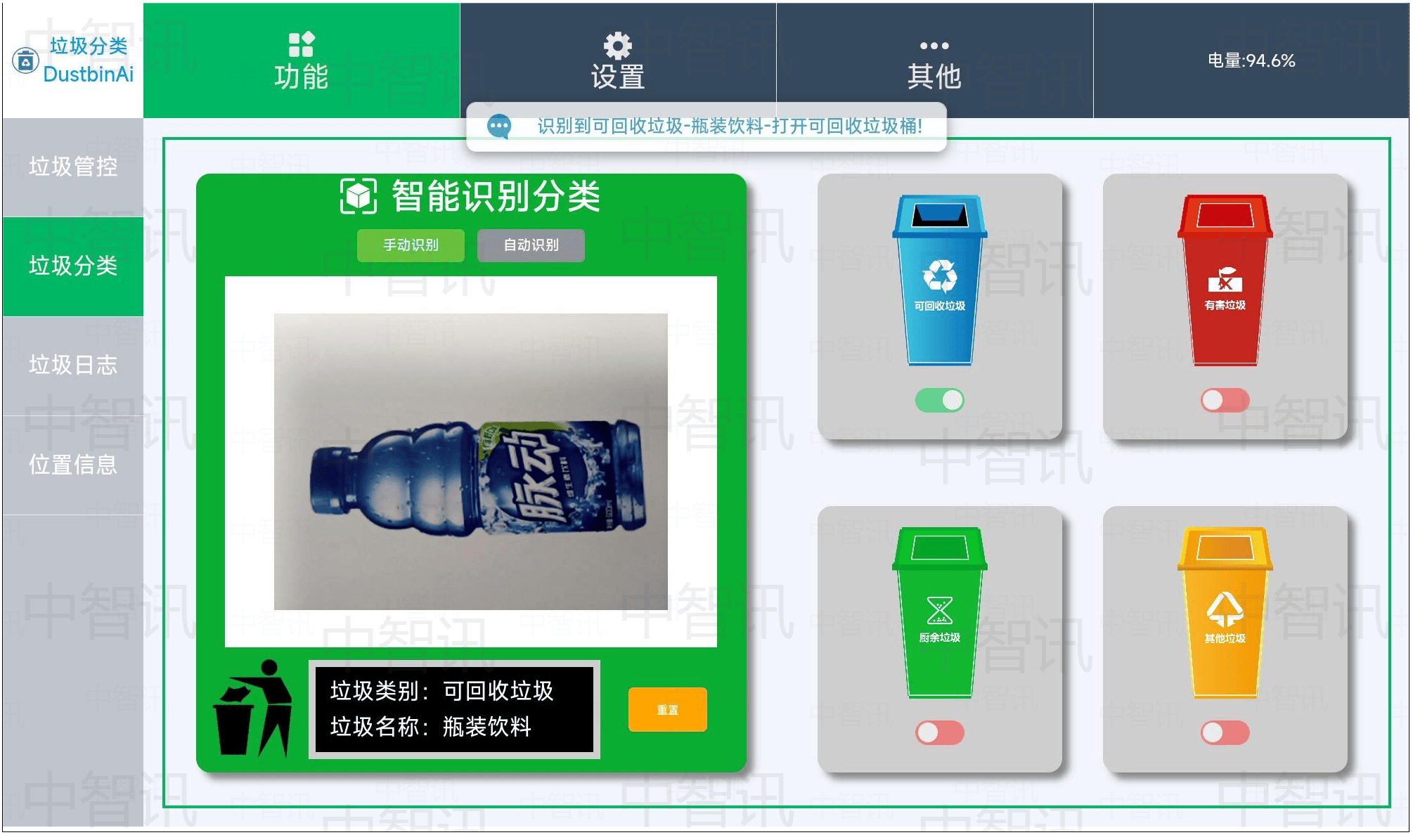 智能垃圾分类系统演示