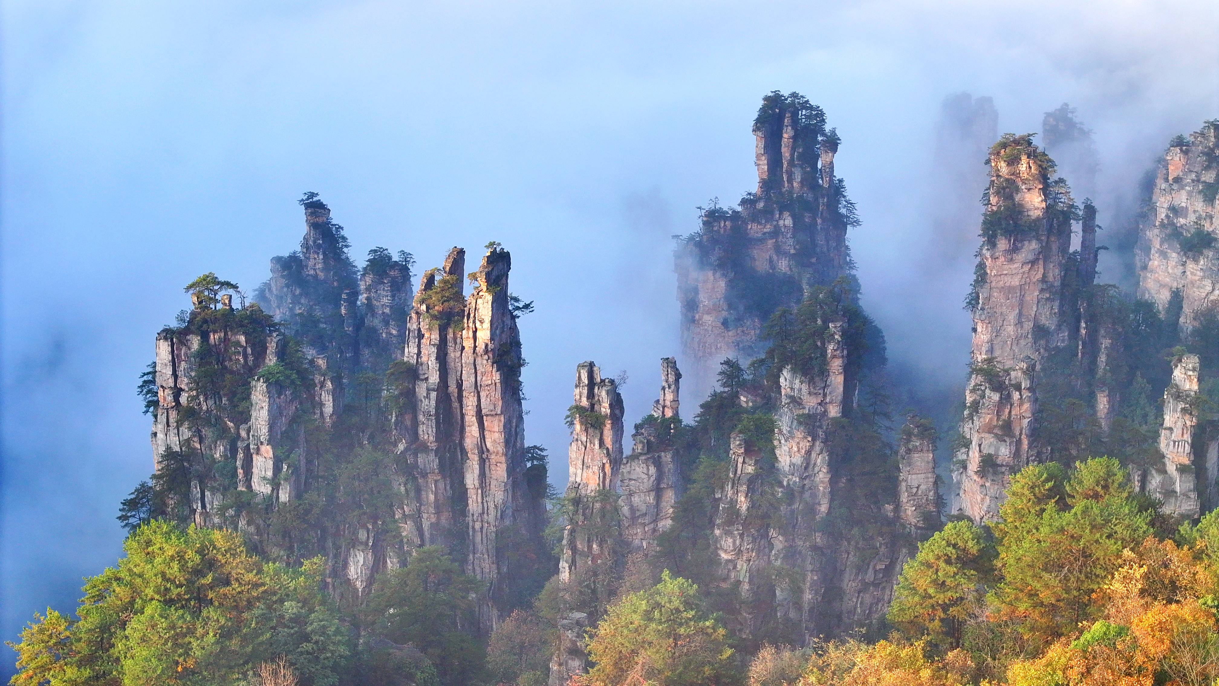 张家界的山风景区图片