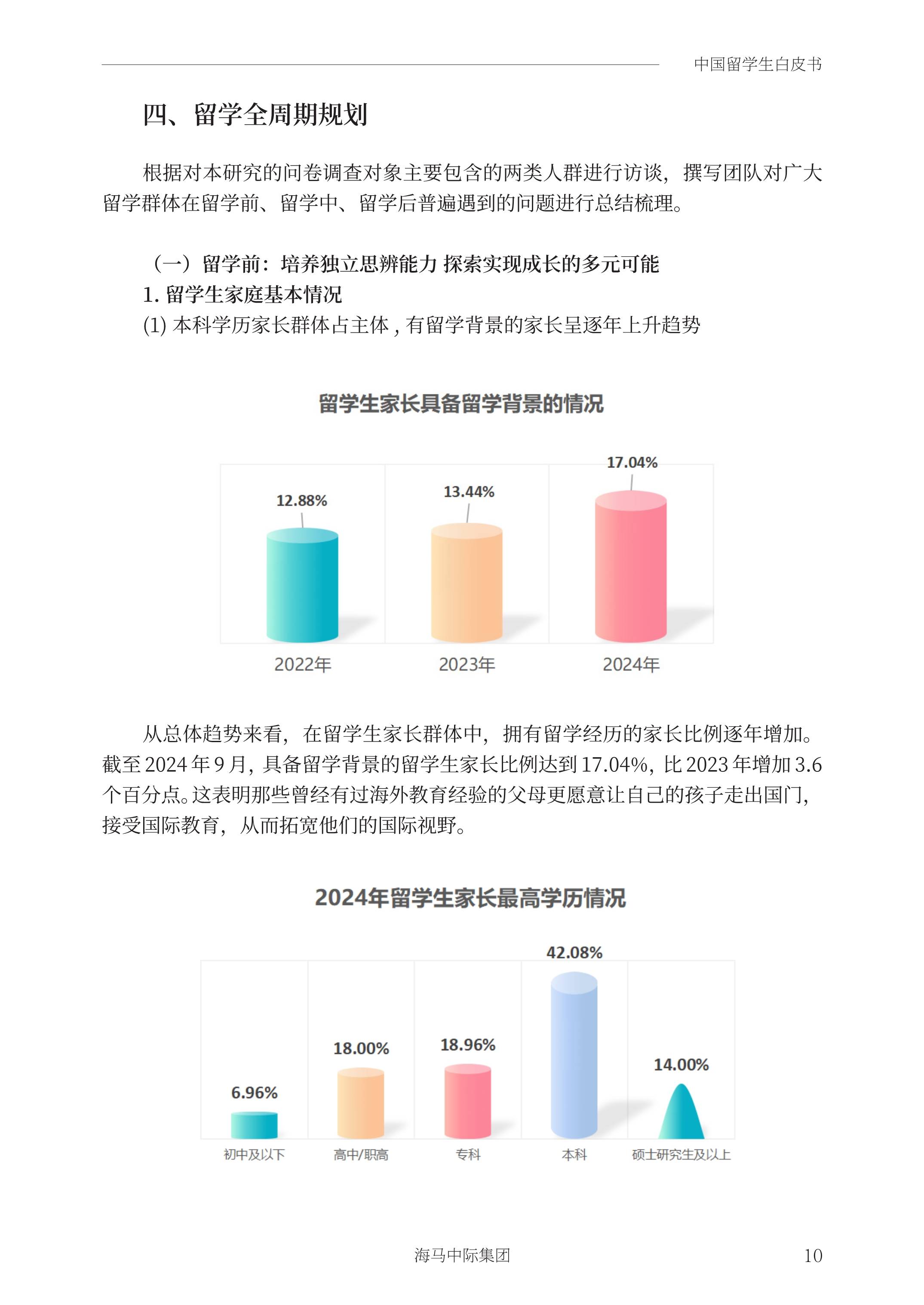 中国留学生比例