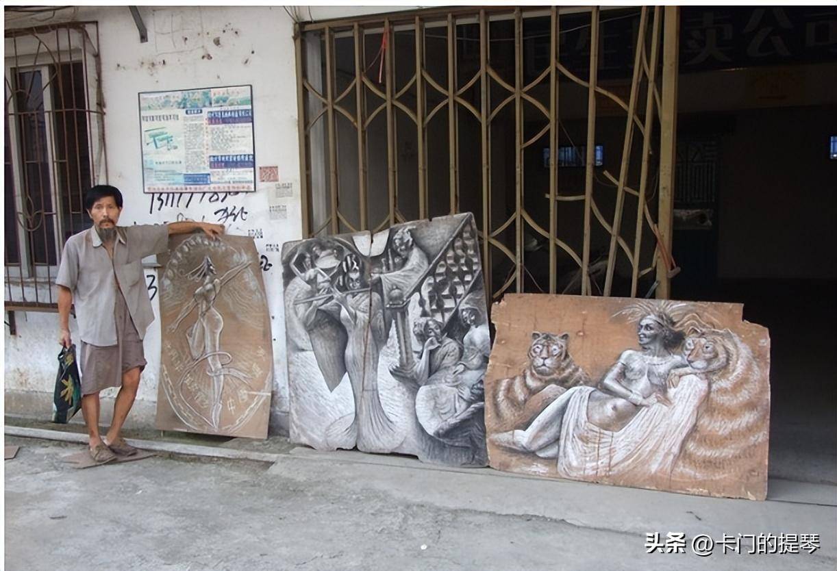 "徐荣发表示,即使没有人欣赏他的画,他也会继续画下去.