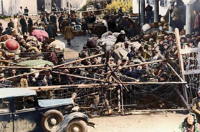 二战期间艰辛逃难的人们:我们看到的是照片,他们那时就是生活_难民