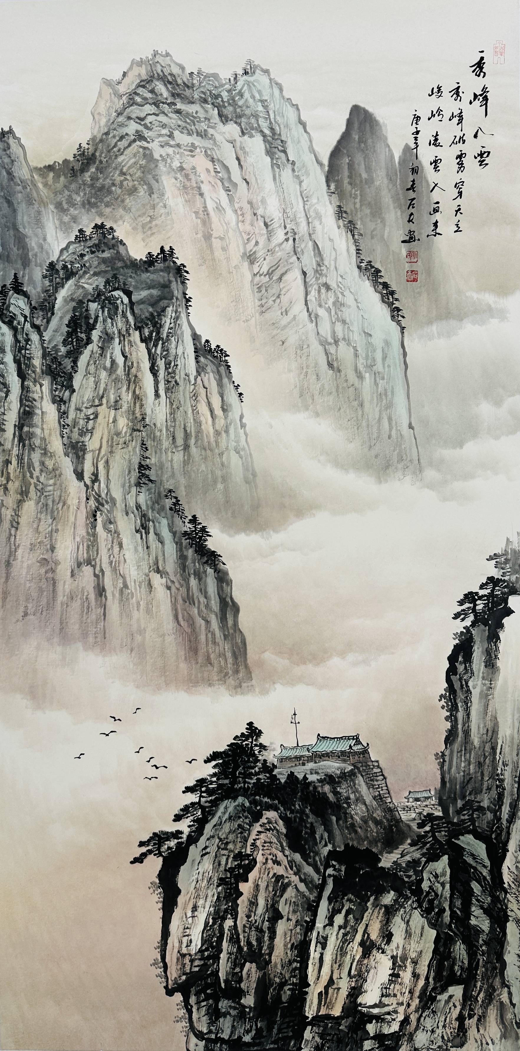 画家周石夫作品赴莫斯科展览