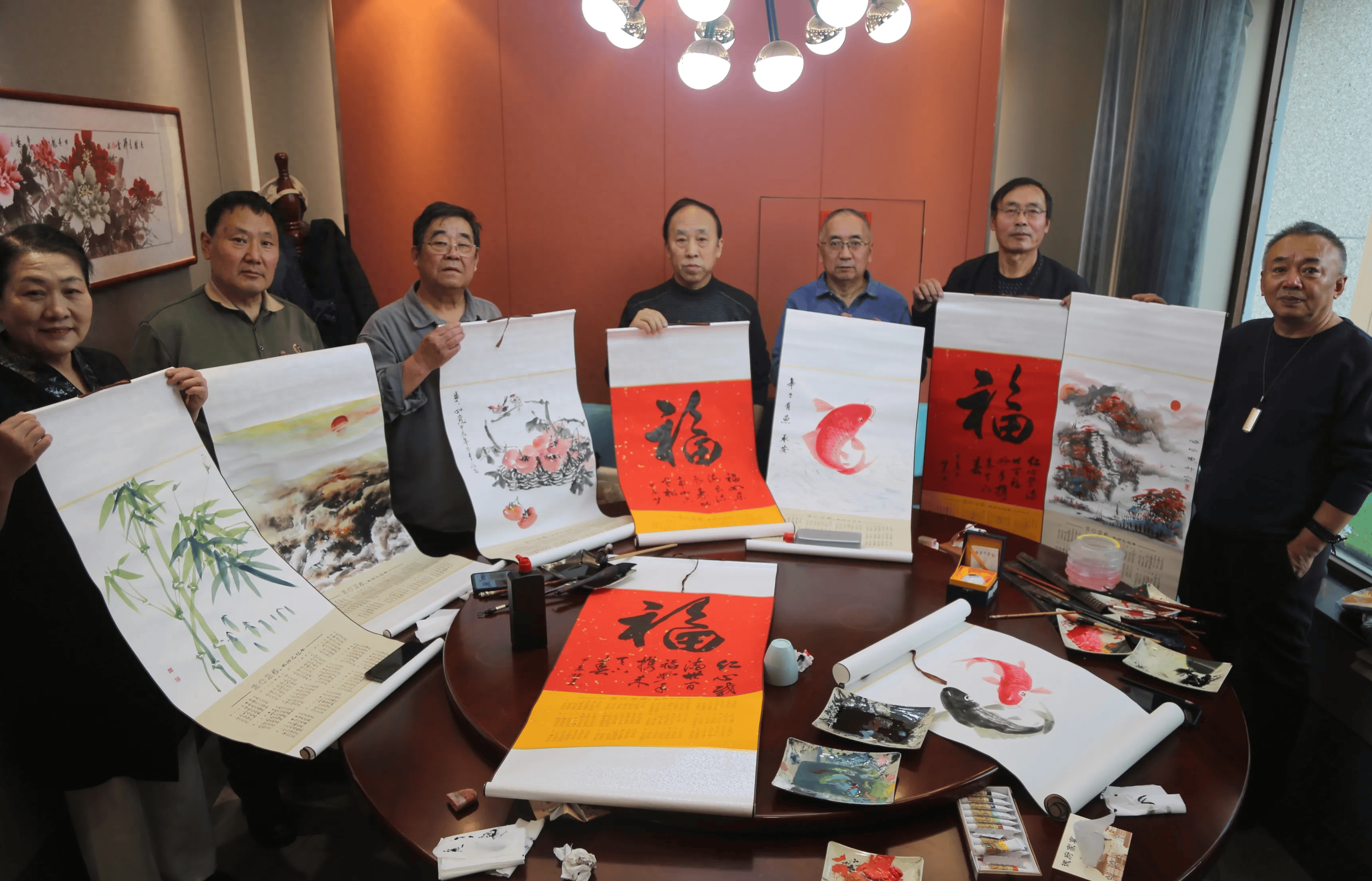 12月10日,辽沈画家,"老味道灌汤包美味迎新年笔会"在沈阳