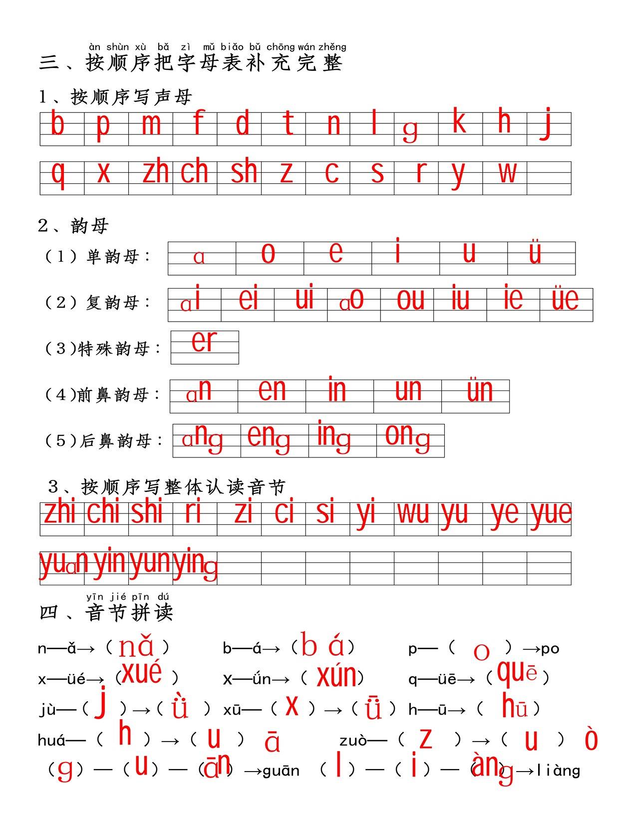 (一)语文(120条)