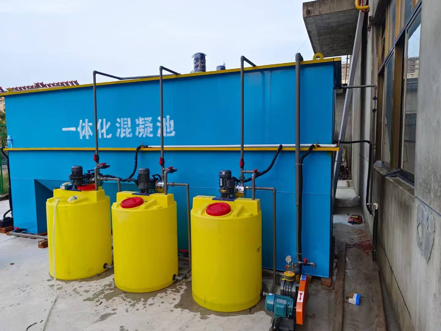 一体化污水处理设备中的沉淀池