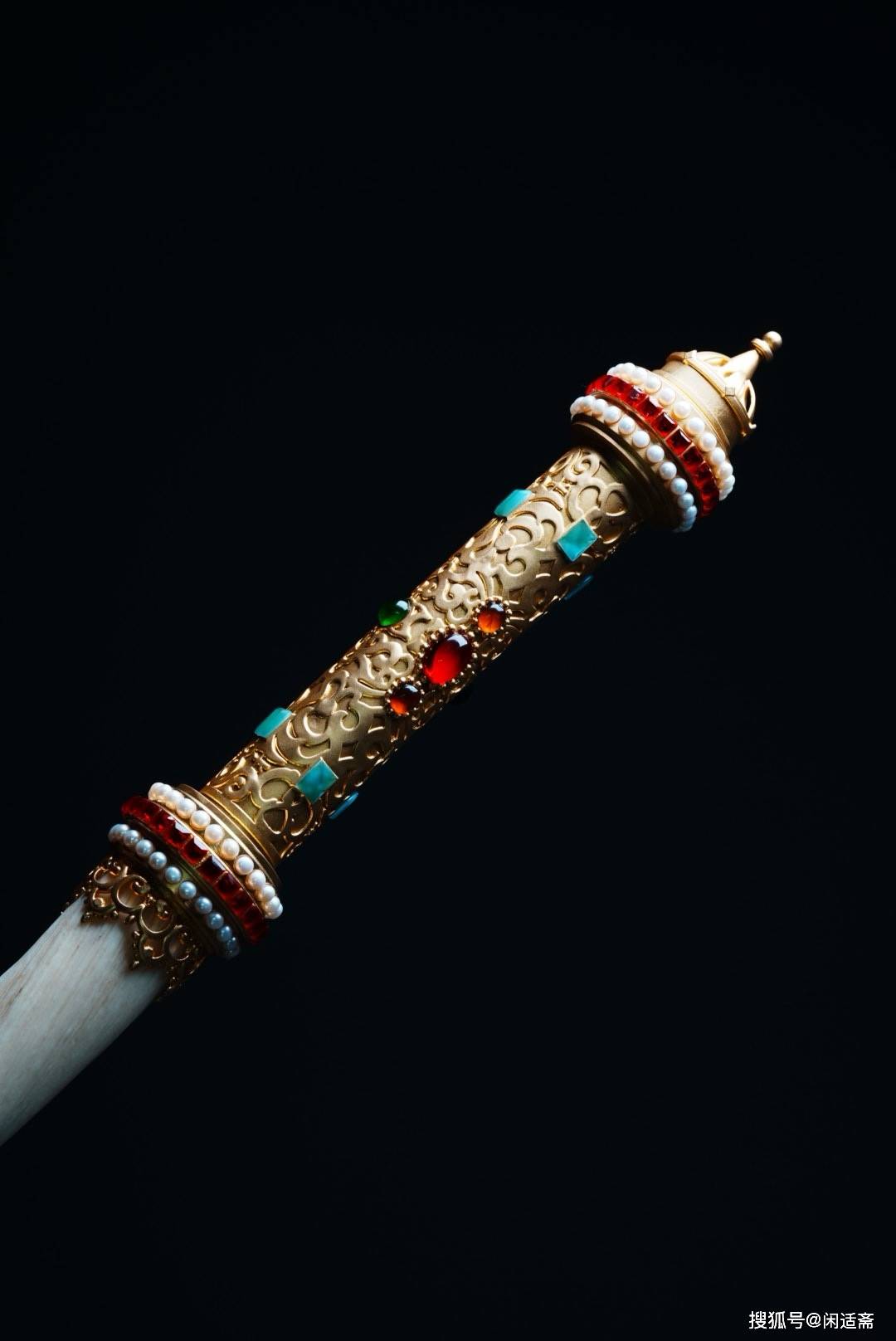 中国美術 時代物 老獨角鯨 歯牙 一角鯨 本鼈甲 杖 本物/長さ約90cm 中国美術 時代物 老獨角鯨 歯牙 一角鯨 本鼈甲 杖 本物/長さ