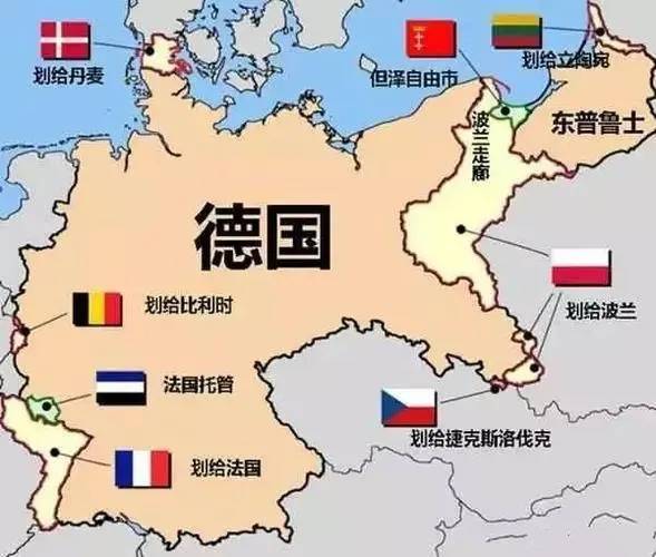 一战国旗地图图片