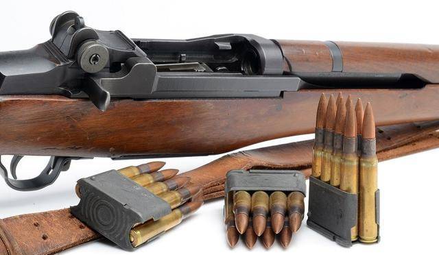 二战兵器谱:m1式加兰德步枪,巴顿将军誉为史上最伟大的作战武器