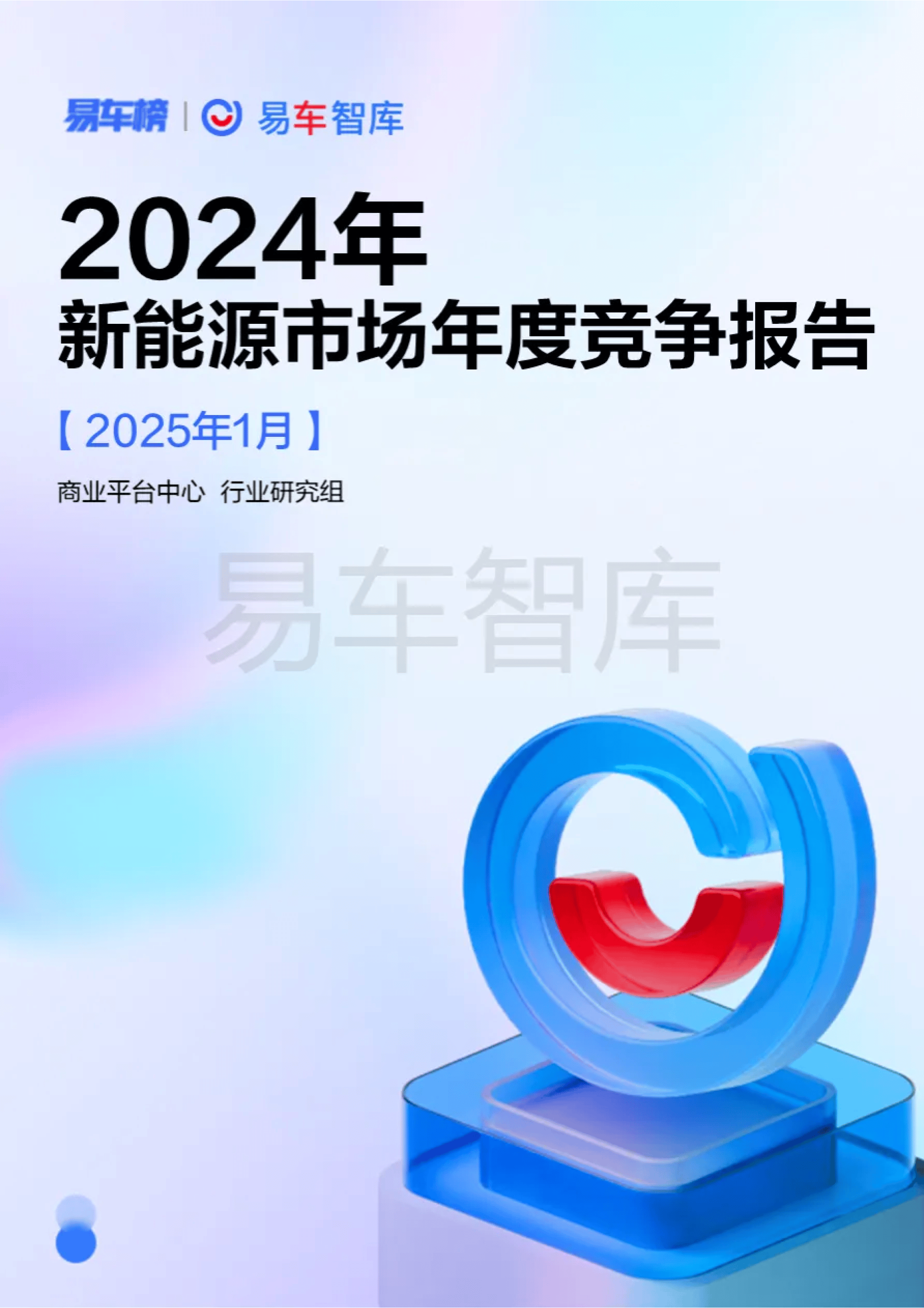 2024年新能源汽车市场年度竞争报告-易车智库