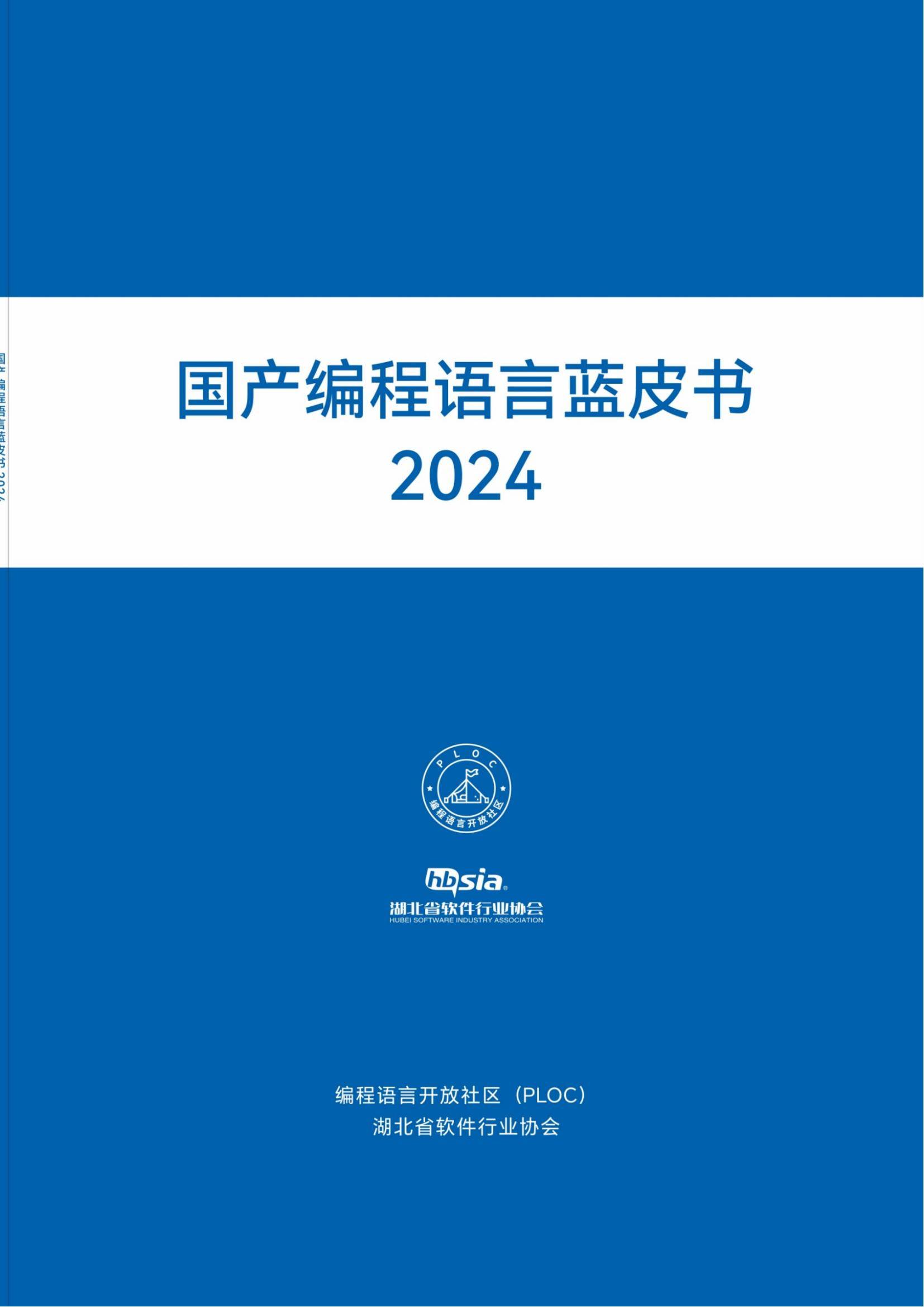 软件行业协会：2024年国产编程语言有哪些？国产编程语言蓝皮书-报告智库
