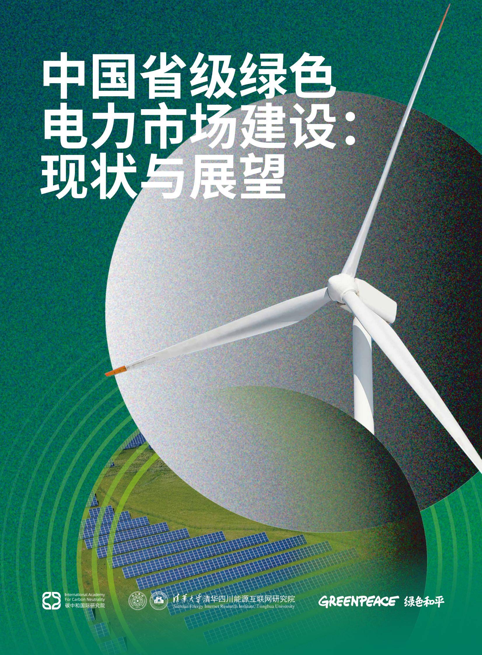 2025年中国省级绿色电力市场发展趋势，统一电力发展规划蓝皮书-报告智库