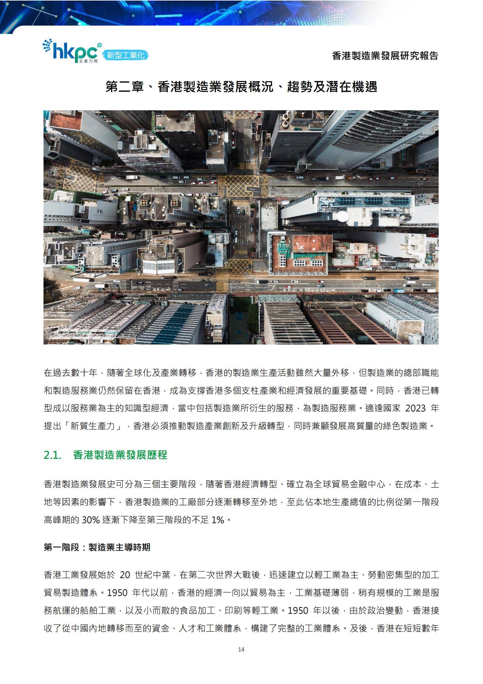 2025年香港制造业转型方向有哪些？香港制造业转型前景分析报告-报告智库