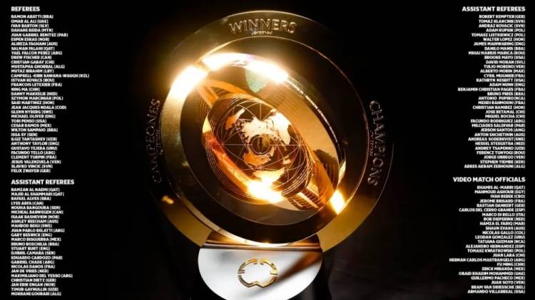 世界杯分析？ 2025年俱乐部世界杯的裁判名单：中