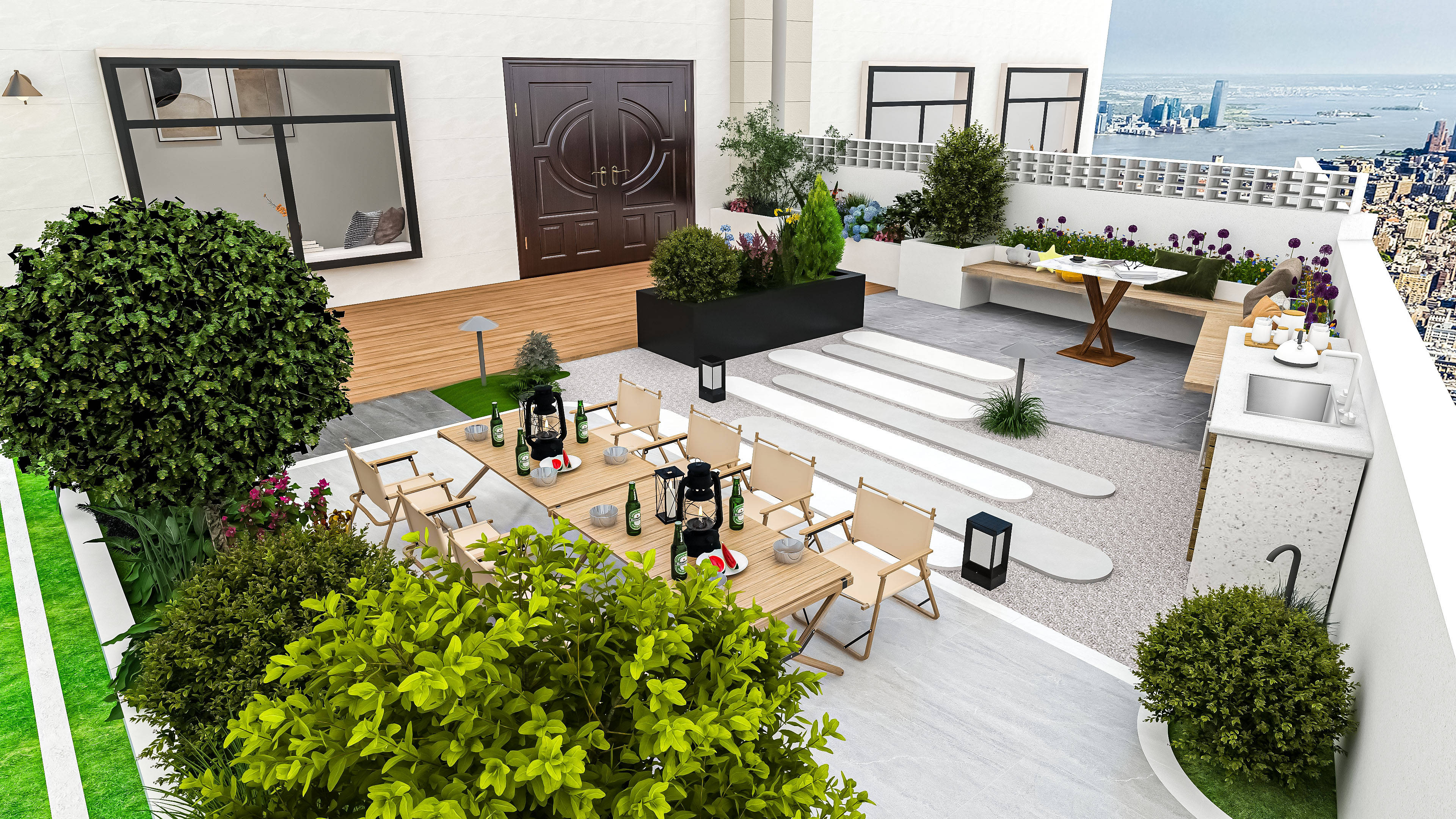 打造空中花园:现代居住区私家屋顶花园设计指南