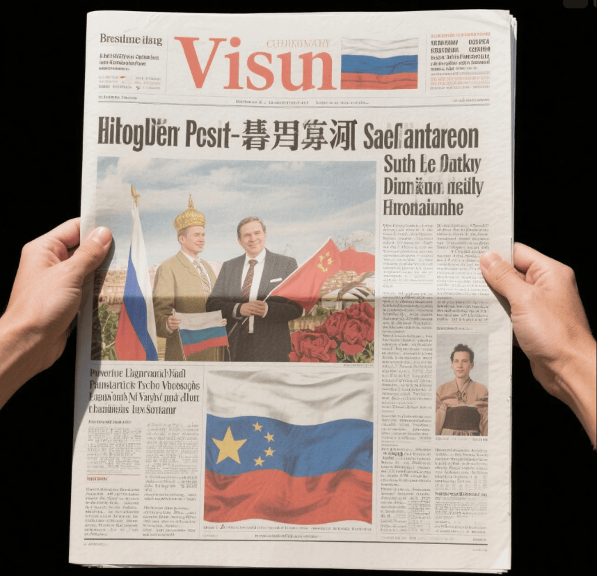 尘封的“时光胶囊”：一张旧报纸，藏着中俄友谊的百年记忆