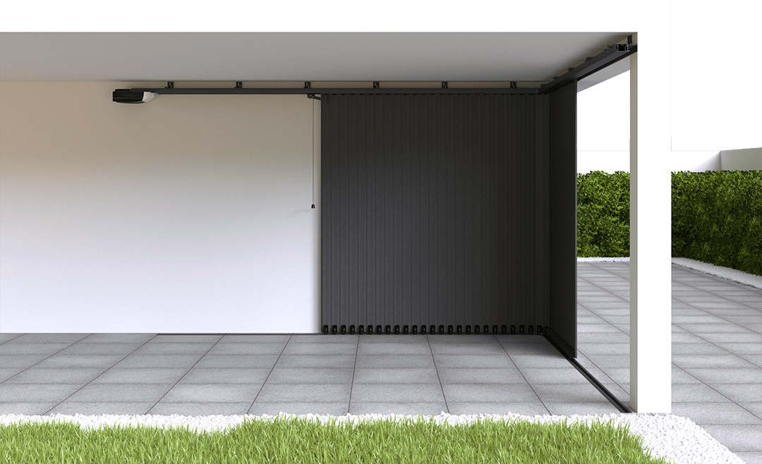 同时,当常规车库门被空间"卡脖子",金星宇侧移车库门则以别具一格的