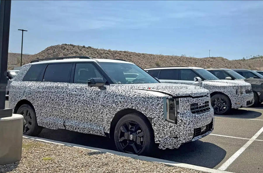 起亚Telluride谍照曝光 定位大型SUV 燃油/混动可选