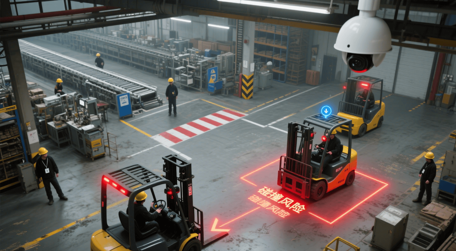 智慧工厂新标配:高精度定位 人车防撞系统,让安全与效率双提升!